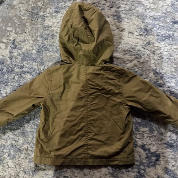 Old Navy Hooded Jacket 6 to 12M Tan - Picture 2 of 4